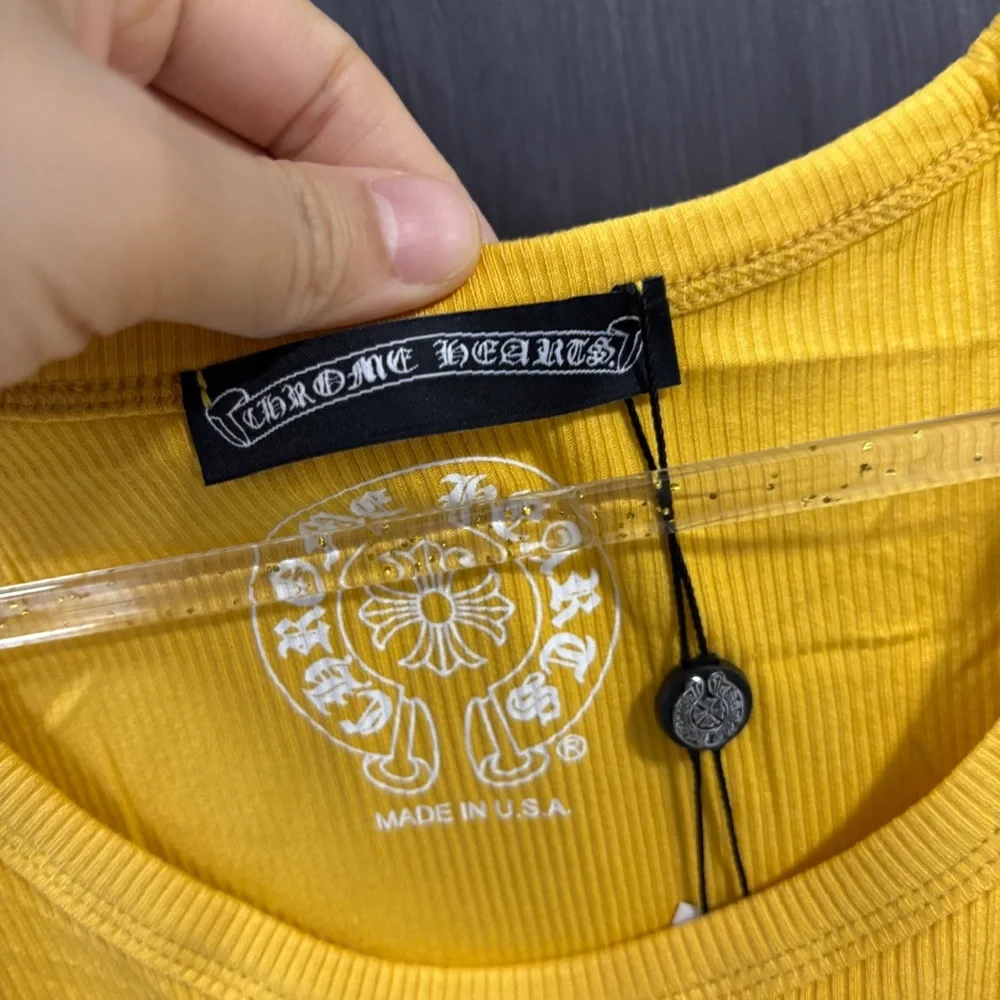 Chrome Hearts yellow sleeveless dress - Picture 6 of 7